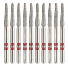 Dental Zirconia Cutting Diamond Bur Round End Taper Fine FG High Speed Z856/016F