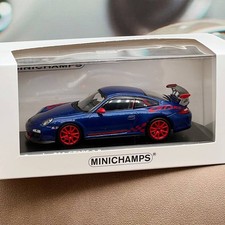 PMA Minichamps 1/43 Porsche 911 997 II GT3 RS 38 Blue metallic Collectables 17+