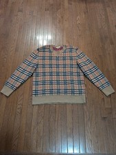 Vintage Burberry Nova Check 100% Cashmere Woo...