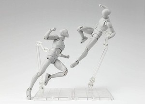 Bandai Tamashii Stage Act 4 for Humanoid Stand Support - Clear