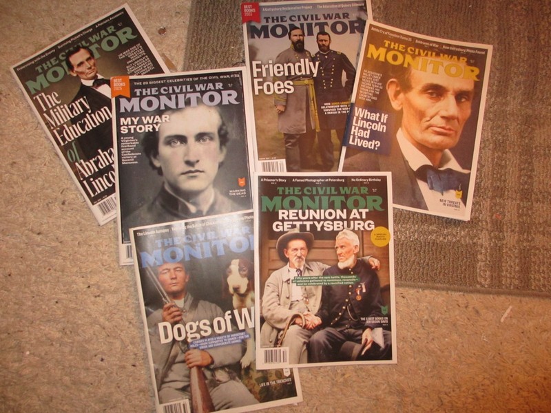 civil war monitor magazines  qty 7