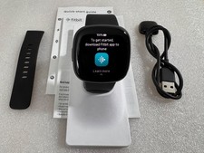 *Read* Fitbit Versa 4 Fitness Smartwatch - Bl...