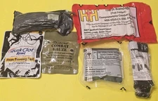 SURVIVAL CAMPING HIKING FIRST AID BACKPACKING EMERGENCY PREPPERS GEAR LOT KIT