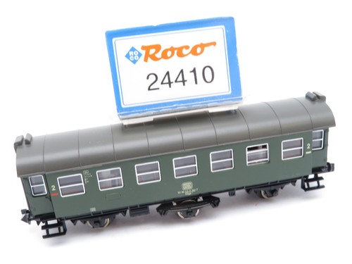 353N - Roco N 24410 - 3achs. Umbauwagen 2.Kl grün der DB - top in OVP | Zustand: Gebraucht
