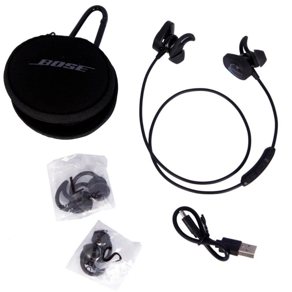 SoundSport Wireless In Ear Bluetooth Headphones Black Earphones Earbuds - Image 4 of 4