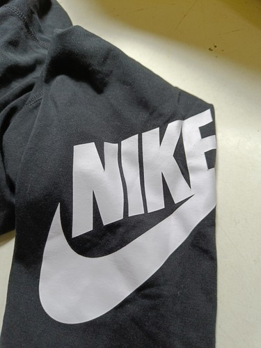Nike Women's Leggings S Black Graphic Cotton with Spandex Full length - Afbeelding 6 van 7