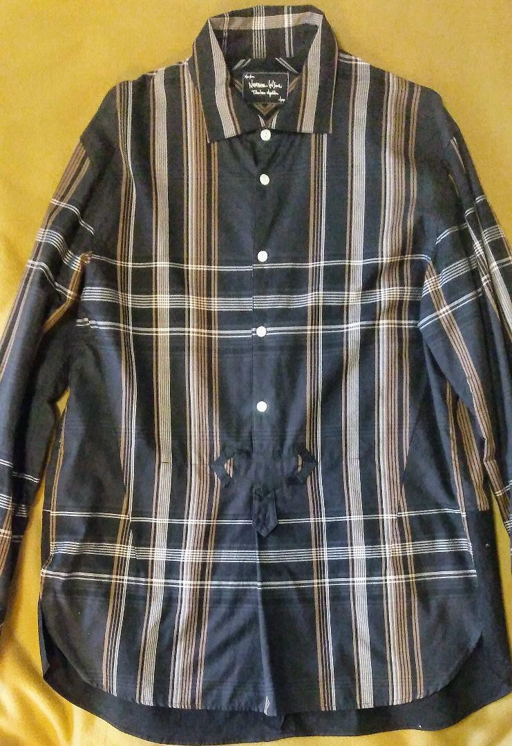トップス numbernine check shirt NUMBER (NINE) Checked Short-Sleeved Shirt Size 3