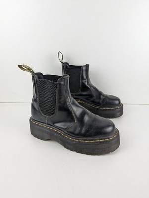 Dr. Martens 2976 Mens 9 Chelsea‎ Black Leather Ankle Round Toe Pull On Boots Unisex Dr. Martens 2976 Leather Chelsea Boots | Zappos.com main image 3