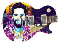 Thomas Rhett Signed Custom Graphics Signature Guitar ACOA