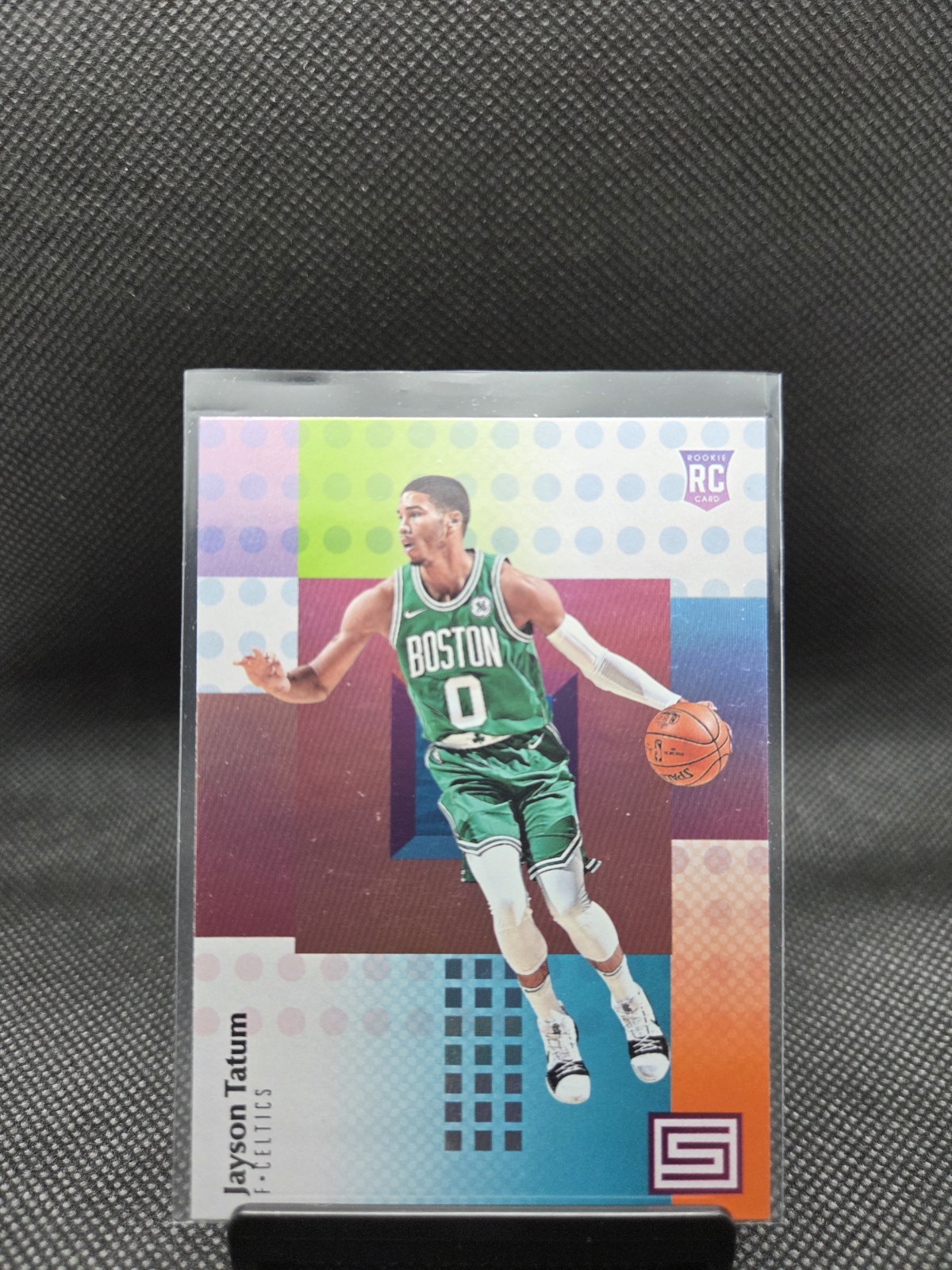 2017-18 Panini Status Foundations #128 Rookies Jayson Tatum RC SSP (Color Match)