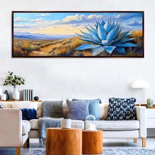 Southwest Agave Wall Art Ryan James Canvas Print Extra Large Framed