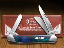 Case xx Knives Medium Stockman Slant Series Aquarius Corelon 1/2500 S9318AQ