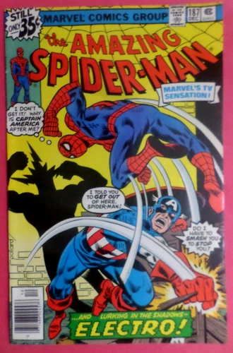 Amazing Spider-man  187 188 189  Captain America / Mummy  1979  Bronze Age Lot