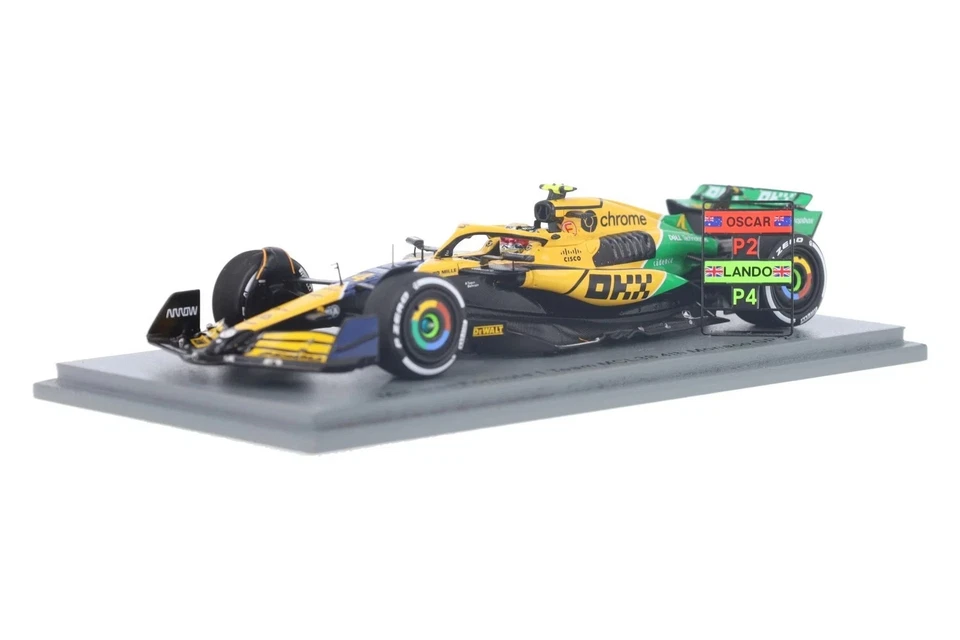 MODELLINO AUTO 1:43 SPARK F1 MCLAREN MCL38 LANDO NORRIS MONACO GP 2024 DIE CAST - Immagine 4 di 4