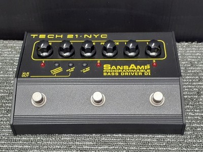 TECH21 SANSAMP BASS DRIVER DI Effektpedal