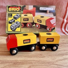 Brio Wooden Semi Truck With Trailer 33525 Railway Accessory With Box 1990 Train