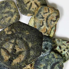 Genuine Jesus Christ Widows Mite from Bible Matthew, Luke Holy Land Widow's coin