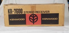 Vintage Kenwood KR-7600 Stereo Receiver 70 WPC Clean 1 Owner TESTED ORIGINAL BOX