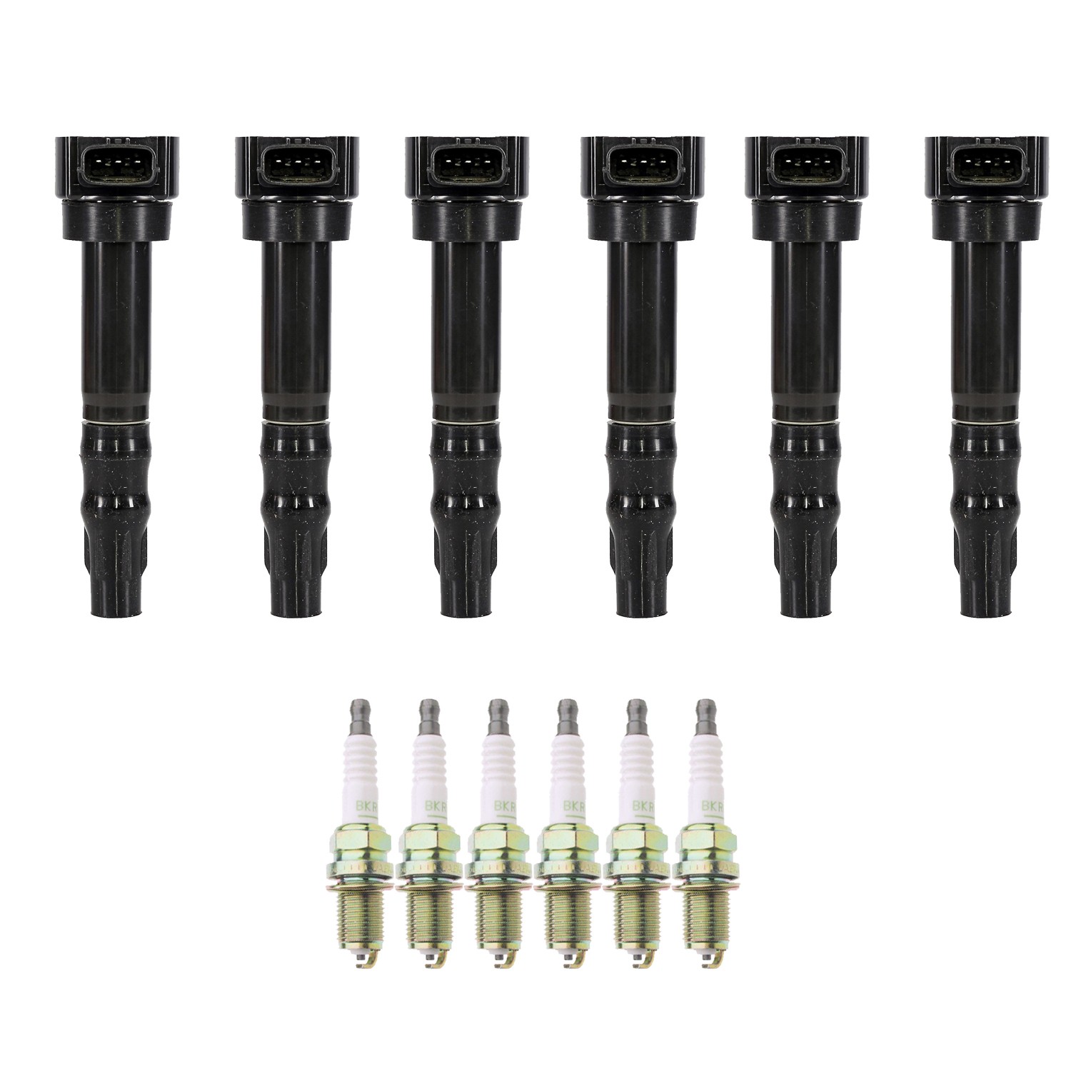 Denso 6 Ignition Coil 6 NGK VPower Nickel Spark Plugs Kit For Galant 3.8 V6 6G75