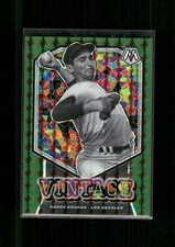 2021 Panini Mosaic #V15 Sandy Koufax Vintage Green