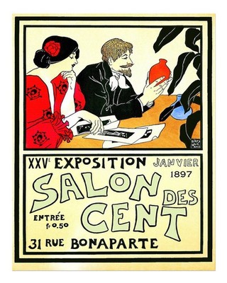 Vintage Art Nouveau Exhibition Poster Wall Art Print Premium Quality
