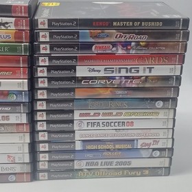 PlayStation 2 Video Game Lot Of 41 Final Fantasy Sonic Many Complete Untested