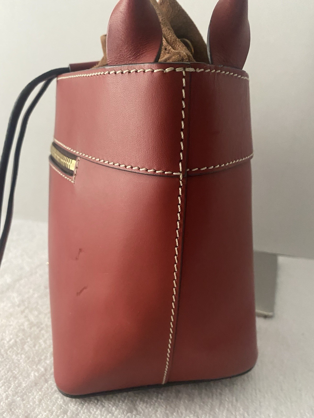 Dooney Bourke Beacon Leather Drawstring Bucket Sh… - image 10