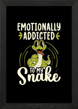 Cute Snake Pet Pets Gifts Framed Wall Art Poster Canvas Print Picture