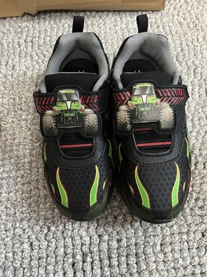 Monster Jam Grave Digger Light Up shoes Size 11 