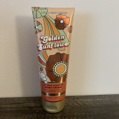 Bath and Body Works Body Cream 8 oz Triple Moisture Golden Sunflower