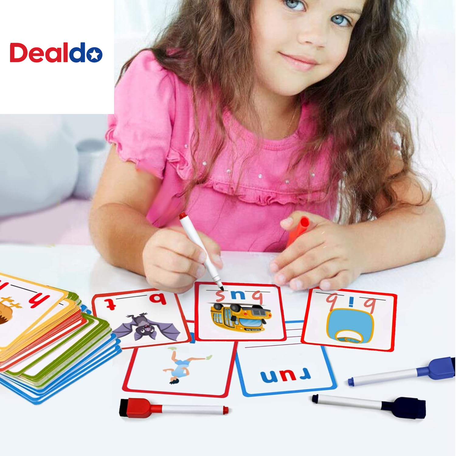 100 Short Vowel Spelling Flashcards, Handwriting Cards Learn to Write ...