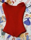 Vintage 1960s Barbie Red Helenca SWIMSUIT Bathing Suit #0850 Original