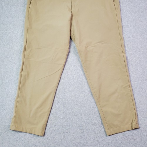 Lululemon Commission Pants Slim Mens 38X27 Tofino Sand Athletic Golf Performance - Picture 3 of 12