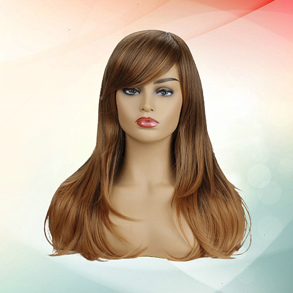 Natural Long Wig Headband for Women - Realistic Hair Accessories