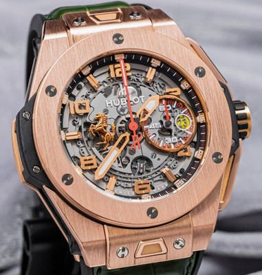 Hublot Big Bang Unico Ferrari King Gold $46K MSRP Limited 45mm 401.OX.0123.VR