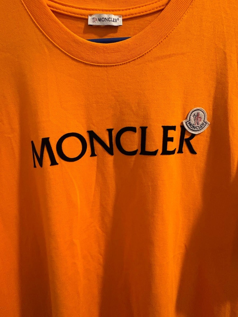 Moncler Orange Size XL Crew Neck T Shirt | eBay