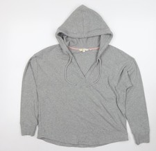 Womens UK 16 Relaxed Boden Grey Pullover Hoodie