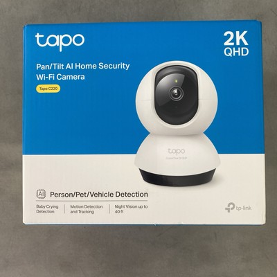 Tapo 2K QHD Pan/Tilt Security Camera C220 For Pet Camera/Baby Monitor TP Link