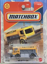 '25 MATCHBOX MBX GRITTER KING 1:64 SCALE MBX GRITTER KING SERIES USA STOCK!!!