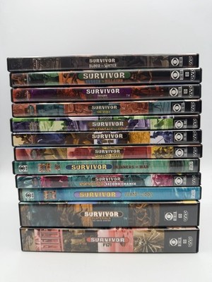 Survivor DVD 12 Series Lot: Panama Kaoh Rong Cambodia Guatemala FIJI Hero s Vill