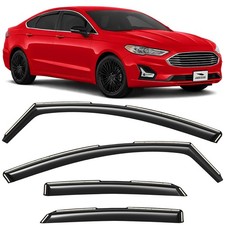 Sun Rain Visors Wind Rain Guards for 2013-2020 Ford Fusion