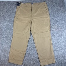 Gap Women  s Slim Ankle Pant, Tan Size 16