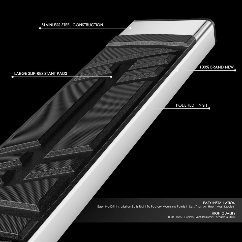 For 94-02 Dodge Ram 1500 2500 3500 Regular Cab 6.5"Running Boards Step Nerf Bar - Imagem 2 de 4