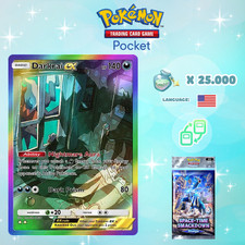 Pokemon TCG Pocket - Darkrai ex carta Arcobaleno (inglese)