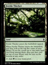 2015 Battle for Zendikar Fertile Thicket Expansion/Common #237