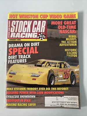 1998 February Stock Car Racing Magazines Special Dirt Track