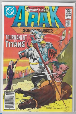 Arak #5 Son Of Thunder DC Comics 1982 Newsstand Colon Giordano Reader Copy