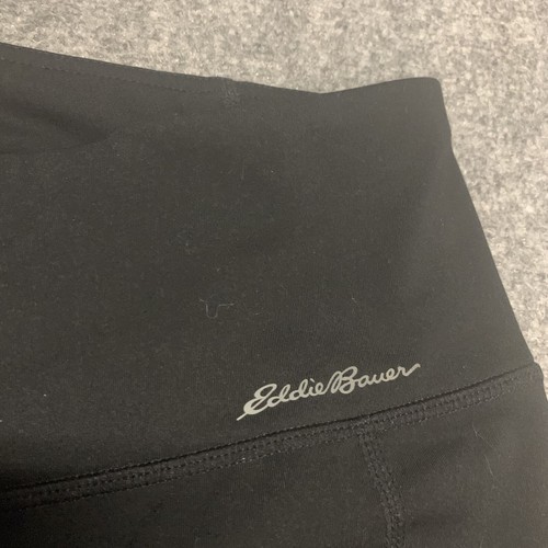 Eddie Bauer Outdoor Hiking Leggings Womens Size Large Black Cropped Pants - 第 6/8 張圖片
