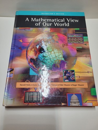 A Mathematical View of Our World Instructor Edition, by Lynn Trimpe. - 第 1/3 張圖片