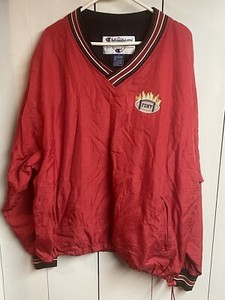 New York Fire Department Football Champion Embroidered Pull-over Windbreaker XL
